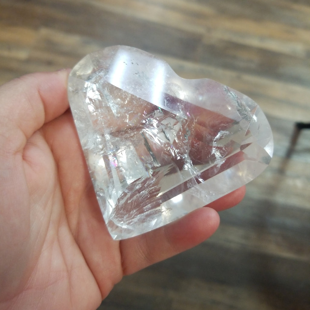 Diamond Quartz Heart
