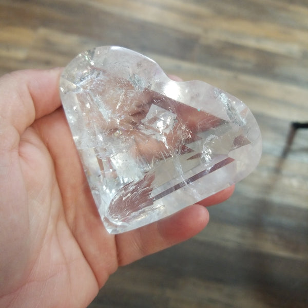 Diamond Quartz Heart